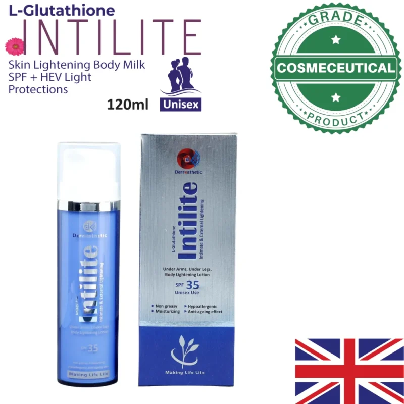 INTILITE LOTION INTIMATE AND EXTERNAL LIGHTENING SPF 35 FOR UNISEX USE 120ml