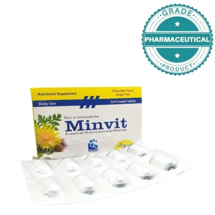 MINVIT Supplement DAILY USE NUTRITIONAL SUPPLEMENTS PACK OF 30 TABLETS