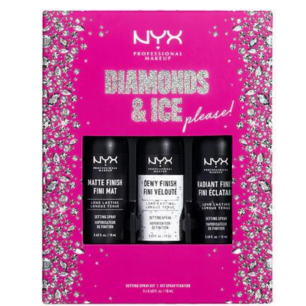 NYX DIAMONDS & ICE MAKEUP FIXER KIT